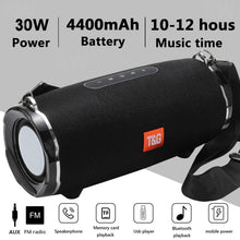 Load image into Gallery viewer, T&amp;G TG187 Portable Waterproof Wireless Bass Surround Bluetooth Speaker with Shoulder Strap, Support FM / TF  Card