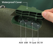 Load image into Gallery viewer, T&amp;G TG187 Portable Waterproof Wireless Bass Surround Bluetooth Speaker with Shoulder Strap, Support FM / TF  Card