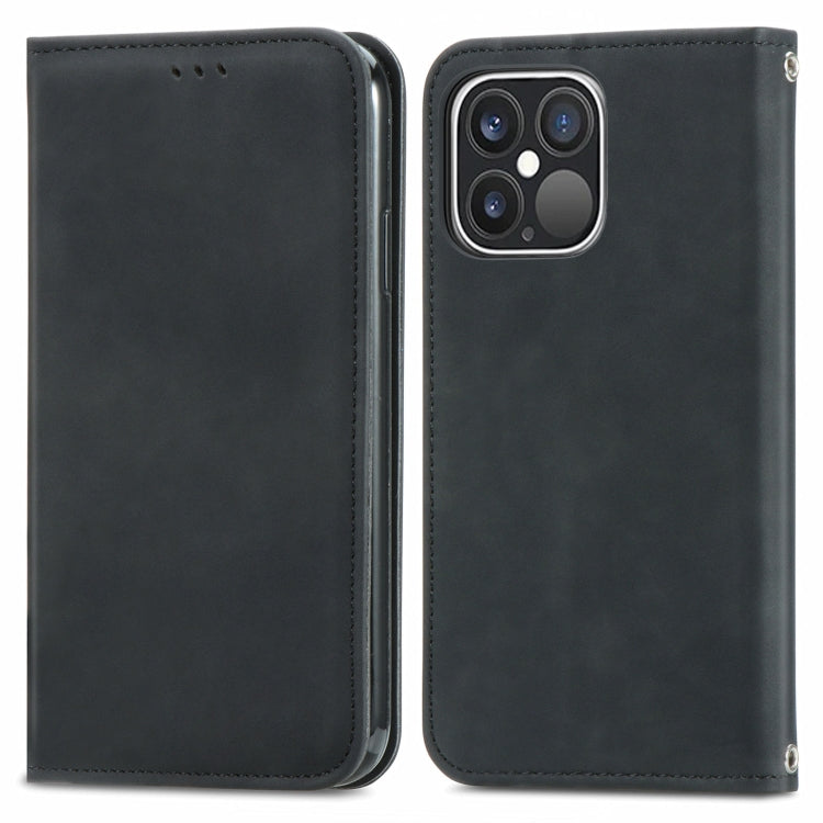 Retro Skin Feel Business Magnetic Horizontal Flip Leather Case With Holder & Card Slots & Wallet & Photo Frame, For iPhone 13 Pro Max, For  iPhone 13 Pro, For iPhone 13, For iPhone 13 mini