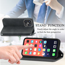 Load image into Gallery viewer, Retro Skin Feel Business Magnetic Horizontal Flip Leather Case With Holder &amp; Card Slots &amp; Wallet &amp; Photo Frame, For iPhone 13 Pro Max, For  iPhone 13 Pro, For iPhone 13, For iPhone 13 mini