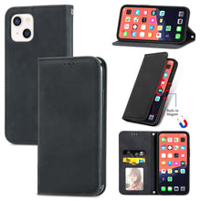 Load image into Gallery viewer, Retro Skin Feel Business Magnetic Horizontal Flip Leather Case With Holder &amp; Card Slots &amp; Wallet &amp; Photo Frame, For iPhone 13 Pro Max, For  iPhone 13 Pro, For iPhone 13, For iPhone 13 mini