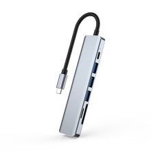Load image into Gallery viewer, 7 In 1 HDMI+SD/TF+USB2.0x2+USB3.0+PD to Type-C HUB Docking Station, 7 In 1 Station