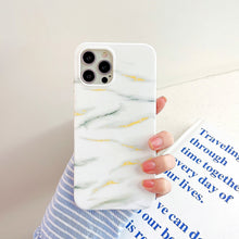 Load image into Gallery viewer, Thickened TPU Glazed Marble Mobile Phone Case, For iPhone 12 Pro Max, For iPhone 12 / 12 Pro, For iPhone 12 mini, For iPhone 11 Pro Max, For iPhone 11 Pro, For iPhone 11