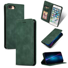 Load image into Gallery viewer, Retro Skin Feel Business Magnetic Horizontal Flip Leather Case for iPhone 8 Plus / 7 Plus, For iPhone 8 Plus