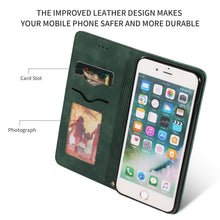 Load image into Gallery viewer, Retro Skin Feel Business Magnetic Horizontal Flip Leather Case for iPhone 8 Plus / 7 Plus, For iPhone 8 Plus