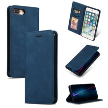 Load image into Gallery viewer, Retro Skin Feel Business Magnetic Horizontal Flip Leather Case for iPhone 8 Plus / 7 Plus, For iPhone 8 Plus