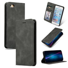 Load image into Gallery viewer, Retro Skin Feel Business Magnetic Horizontal Flip Leather Case for iPhone 6S Plus &amp; 6 Plus, Red, Dark Gray, Navy Blue, Army Green, Brown