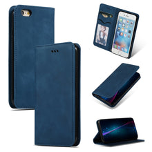 Load image into Gallery viewer, Retro Skin Feel Business Magnetic Horizontal Flip Leather Case for iPhone 6S Plus &amp; 6 Plus, Red, Dark Gray, Navy Blue, Army Green, Brown