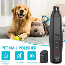 Load image into Gallery viewer, Electric Dog Nail Grinder USB Rechargeable Pet Painless Nail Clipper, Nail Grinder