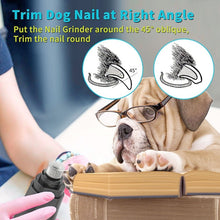 Load image into Gallery viewer, Electric Dog Nail Grinder USB Rechargeable Pet Painless Nail Clipper, Nail Grinder