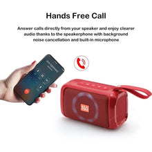 Load image into Gallery viewer, T&amp;G TG193 Portable Bluetooth Speaker LED Light Waterproof Outdoor Subwoofer Support TF Card / FM Radio / AUX