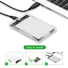 Load image into Gallery viewer, 2.5 Inch SATA to USB 3.1 Gen 2 Portable Enclosure