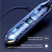 Load image into Gallery viewer, 960 Neckband Magnetic Stereo Headphone with LED Display Support TF Card