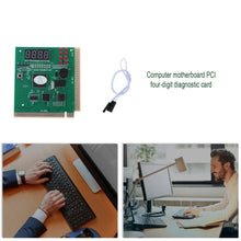 Load image into Gallery viewer, Four Digit PCI Diagnostic Card Computer Motherboard Tester, 4-bit