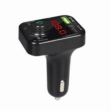 Load image into Gallery viewer, X3 Wireless 5.0 Handsfree Car Kit FM Wireless Audio Receiver Transmitter MP3 Player Dual USB Digital Fast Charger, X3
