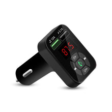 Load image into Gallery viewer, A9 Car FM Transmitter Hands-free Wireless Audio Receiver MP3 Player Dual USB Fast Charger, A9