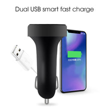 Load image into Gallery viewer, A9 Car FM Transmitter Hands-free Wireless Audio Receiver MP3 Player Dual USB Fast Charger, A9