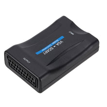 Load image into Gallery viewer, 1080P VGA to SCART Audio Video Converter Adapter, VGA to SCART