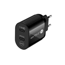 Load image into Gallery viewer, 40W Dual Port PD / Type-C Fast Charger for iPhone / iPad Series, EU Plug, EU Plug