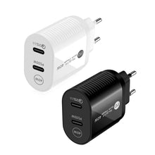 Load image into Gallery viewer, 40W Dual Port PD / Type-C Fast Charger for iPhone / iPad Series, EU Plug, EU Plug