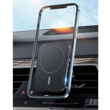 Load image into Gallery viewer, W-987 Magnetic Suction 15W Wireless Charger Car Air Outlet Bracket for iPhone 12 Series and other Smart Phones, W-987