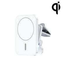 Load image into Gallery viewer, W-987 Magnetic Suction 15W Wireless Charger Car Air Outlet Bracket for iPhone 12 Series and other Smart Phones, W-987