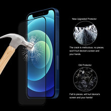Load image into Gallery viewer, Hat-Prince ENKAY Liquid Silicone Shockproof Protective Case Drop Protection Cover + Full Coverage Tempered Glass Protector Film for iPhone 13, For iPhone 13