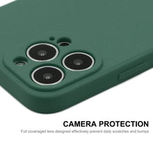 Load image into Gallery viewer, Hat-Prince ENKAY Liquid Silicone Shockproof Protective Case Drop Protection Cover + Full Coverage Tempered Glass Protector Film for iPhone 13 Pro Max, For iPhone 13 Pro Max
