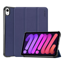 Load image into Gallery viewer, ENKAY Custer Texture Horizontal Flip PU+PC Leather Case with Three-folding Holder &amp; Sleep / Wake-up Function for iPad mini 2024 / mini 6, For iPad mini 6 2021