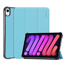 Load image into Gallery viewer, ENKAY Custer Texture Horizontal Flip PU+PC Leather Case with Three-folding Holder &amp; Sleep / Wake-up Function for iPad mini 2024 / mini 6, For iPad mini 6 2021