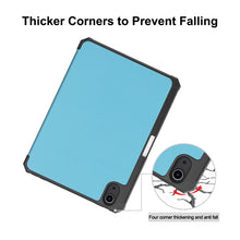 Load image into Gallery viewer, ENKAY Custer Texture Horizontal Flip PU+TPU Leather Case with Three-folding Holder &amp; Sleep / Wake-up Function &amp; Pen Holder for iPad mini 2024 / mini 6, For iPad mini 6 2021
