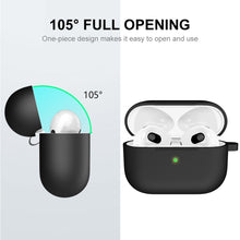 Load image into Gallery viewer, ENKAY Hat-Prince Thickened Silicone Protective Case Shock-Absorbing Cover with Keychain for Apple AirPods Pro 2 2021