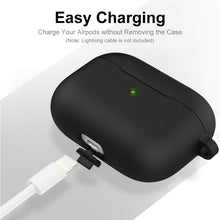 Load image into Gallery viewer, ENKAY Hat-Prince Thickened Silicone Protective Case Shock-Absorbing Cover with Keychain for Apple AirPods Pro 2 2021