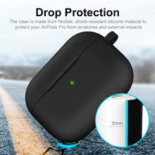 Load image into Gallery viewer, ENKAY Hat-Prince Thickened Silicone Protective Case Shock-Absorbing Cover with Keychain for Apple AirPods Pro 2 2021