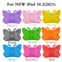 Load image into Gallery viewer, Butterfly Bracket Style EVA Children Falling Proof Cover Protective Case, For iPad 10.2 2021