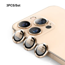 Load image into Gallery viewer, ENKAY Hat-Prince Aluminium Alloy + Tempered Glass Camera Lens Cover Film Ring for iPhone 13 Pro / 13 Pro Max