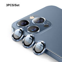 Load image into Gallery viewer, ENKAY Hat-Prince Aluminium Alloy + Tempered Glass Camera Lens Cover Film Ring for iPhone 13 Pro / 13 Pro Max