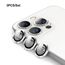 Load image into Gallery viewer, ENKAY Hat-Prince Aluminium Alloy + Tempered Glass Camera Lens Cover Film Ring for iPhone 13 Pro / 13 Pro Max