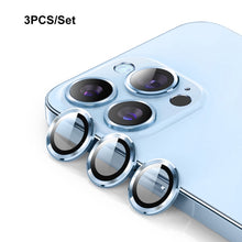 Load image into Gallery viewer, ENKAY Hat-Prince Aluminium Alloy + Tempered Glass Camera Lens Cover Film Ring for iPhone 13 Pro / 13 Pro Max