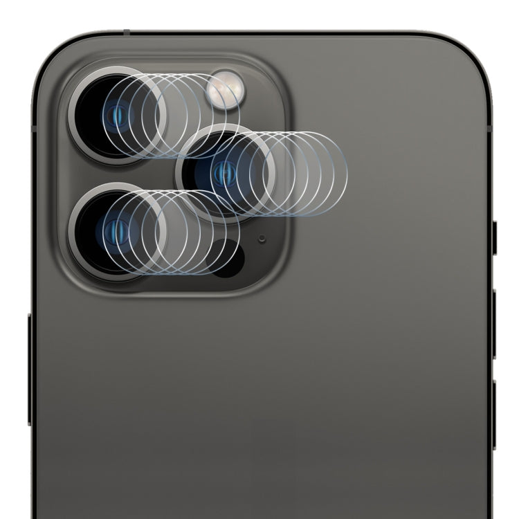 ENKAY Hat-Prince Case Friendly Tempered Glass Camera Lens Film Anti-Scratch Protector for iPhone 13 Pro / 13 Pro Max, 1 Set, 2 Set, 5 Set, 10 Set