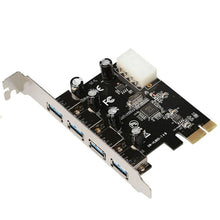 Load image into Gallery viewer, 4 Port USB 3.0 Pci Express Expansion Card Pci-E Adapter