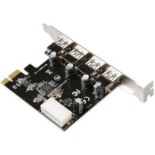 Load image into Gallery viewer, 4 Port USB 3.0 Pci Express Expansion Card Pci-E Adapter