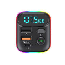 Load image into Gallery viewer, T70 Car MP3 Player FM Transmitter with Bluetooth USB Car Mobile Charger QC3.0 Quick Charge U Disk Music Player FM Modulator, T70
