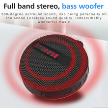 Load image into Gallery viewer, BT368 LED Digital Display Bluetooth Speaker Outdoor Portable IPX65 Waterproof Support Hands-free / TF Card