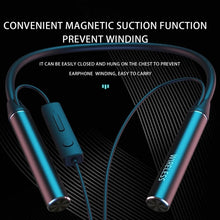 Load image into Gallery viewer, GYM530 Magnetic Neck-mounted Noise Cancelling Sports Earphones In-ear Stereo Support Handsfree / TF Card