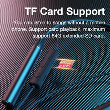 Load image into Gallery viewer, GYM530 Magnetic Neck-mounted Noise Cancelling Sports Earphones In-ear Stereo Support Handsfree / TF Card