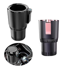 Load image into Gallery viewer, 2-in-1 Smart Car Cup Cooler Outdoor Travel Heater Portable Auto Mini Refrigerator 12V Cooling Heating Cup and Drink Holder