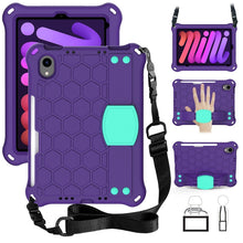 Load image into Gallery viewer, Honeycomb EVA Hybrid PC Tablet Case with Strap, For iPad mini 6 / mini 2024