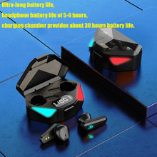 Load image into Gallery viewer, TWS-Y04 Bluetooth 5.0 TWS Binaural True Stereo Touch Control Gaming Earphone with LED Charging Case