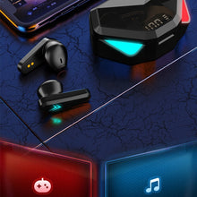 Load image into Gallery viewer, TWS-Y04 Bluetooth 5.0 TWS Binaural True Stereo Touch Control Gaming Earphone with LED Charging Case
